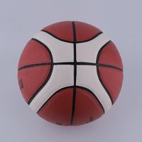 Offres Shopey : Ballon de basketball Molten BG5000 pour entraînement et compétition en salle, taille 7 officielle, en PU rouge, avec chambre à air en nylon durable et transfert thermique