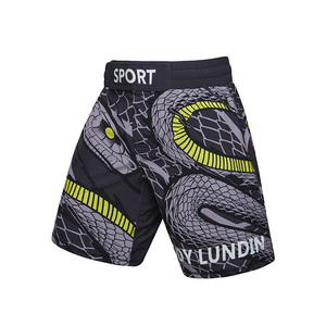 Pantalones Cortos de MMA Unisex Personalizados de Alta Calidad, Material de Poliéster/Algodón, Impresión por Sublimación Completa, Colores y Tallas Personalizadas para Adultos - Product Image 1