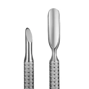 Venta al por mayor de pinzas para cutículas logotipo personalizado empujadores de uñas duraderos cutícula Mango antideslizante herramientas de manicura - Product Image 6