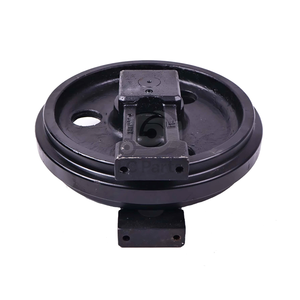 รถขุดช่วงล่างอะไหล่ล้อหน้าสำหรับ Komatsu PC60-5 PC75 <span class=keywords><strong>PC78</strong></span>ล้อคนขี้เกียจ PC88MR-10 - Product Image 1