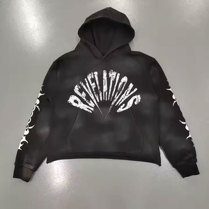 ชุดวอร์มกางเกงวอร์มกางเกงผ้าฟลีซทรงหลวมสำหรับผู้ชายชุดวอร์ม500GSM กางเกงทรงหลวมพิมพ์ลายไซส์ใหญ่พิเศษออกแบบได้ตามต้องการ - Product Image 6