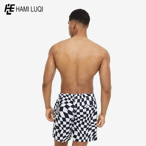 Pantalones cortos deportivos para hombre en blanco personalizados al por mayor, pantalones cortos deportivos de alta calidad con logotipo personalizado impreso, pantalones cortos de playa de la mejor calidad - Product Image 5