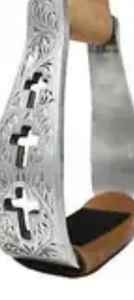 Croix Signe Aluminium Show Étriers Multifonctionnel Western Horse Riding Tack équipements pour chevaux accessoires pour chevaux Conception personnalisée - Product Image 4