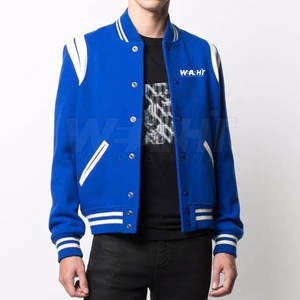 Chaqueta de lana con letras personalizadas para adultos y jóvenes de la mejor calidad para invierno, estilo callejero, nueva temporada, patrón de letras, servicio OEM - Product Image 1