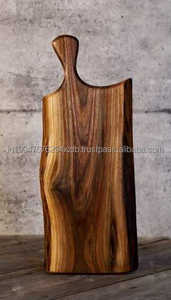 Planche à fromage et planche à découper rectangulaire en bois écologique KALATRI, fabrication artisanale, épaisseur personnalisée, passe au lave-vaisselle, ustensiles de cuisine - Product Image 3