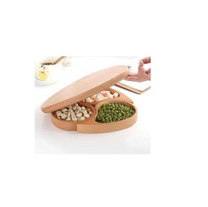 Bandejas de madera de Acacia, bandeja decorativa ecológica de alta calidad para frutas secas y dulces al mejor precio - Product Image 6