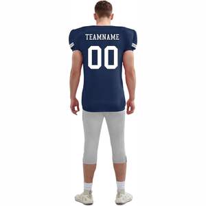 Maillots et pantalons de football américain personnalisés OEM avec logo vierge, impression numérique, courts, anti-humidité, protection UV pour adultes - Product Image 6