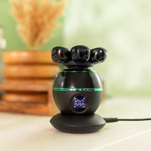 Rasoir électrique flottant à 7 lames, étanche IPX7, autonomie de 60 minutes, nettoyage facile avec base de charge et affichage, pour usage corporel - Product Image 3