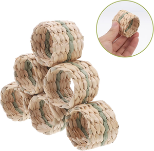 Rond de serviette tissé rond fabriqué au Vietnam matériau écologique pour la décoration de la maison et de la vaisselle en gros - Product Image 3