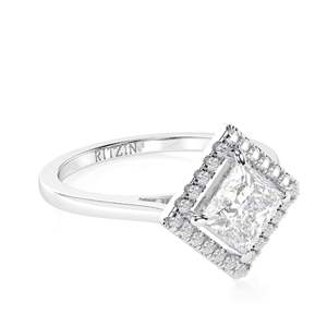 2.0CTGorgeous Bague Moissanite coupe princesse pour elle - Product Image 5