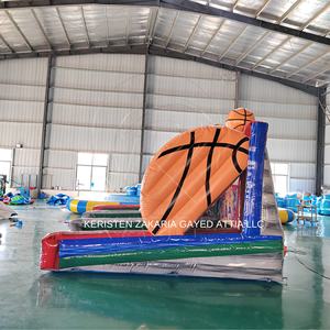 Popular Carnival 3 in 1 <b>Inflatable</b> Sports Shooting <b>Games</b> Commercial PVC Baseball Soccer Basketball Combo For Sale - Product Image 6
