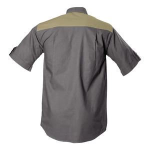Chemise de tir en plein air respirante personnalisée 100% coton pour hommes, séchage rapide, légère, évacuation de l'humidité, performance sportive, entraînement - Product Image 2