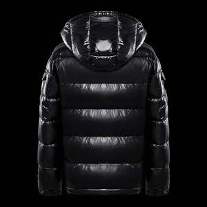 Chaleco acolchado de invierno con logotipo personalizado unisex, chaqueta de burbuja cálida gruesa de gran tamaño, ropa de calle con capucha y cremallera, patrón de ropa larga para hombre - Product Image 4