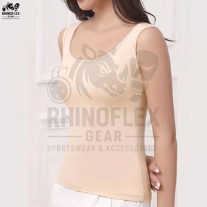 Débardeurs décontractés en tricot respirant pour femmes, logo et couleur personnalisés, polyester/coton de haute qualité, tops d'été - Service OEM en gros - Product Image 2