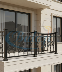 Balaji Metals BM-0102 <b>Sand</b> Moulding 50kg Modern Grey Cast Iron Frameless Balcony Grill Highly Polished Super Shot <b>Blast</b> Finish - Product Image 4