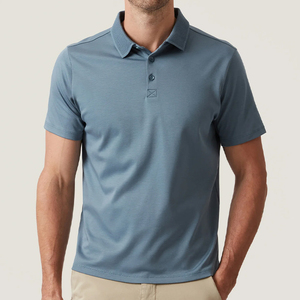 Nouveauté Polo de golf décontracté pour homme 100% coton Pima Ultra doux à manches courtes Polo de travail - Product Image 1