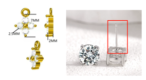 Perhiasan Tahan Air, Perhiasan Rantai Custom, Perhiasan Stainless Steel, Liontin Custom, Liontin Hati Cz Custom - Product Image 4