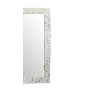 ¡Promociones! TienPhong hecho a mano madre de perla Shell mosaico Rectangular espejo de pared espejo de entrada para decoración sala de estar - Product Image 3