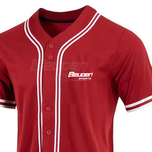 Camiseta de béisbol de peso ligero con logotipo personalizado camiseta de béisbol de precio barato de gran tamaño para unisex - Product Image 6