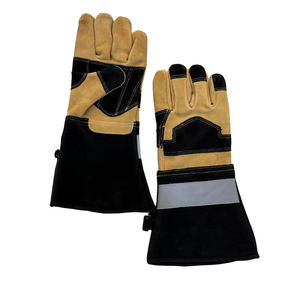 Gant de soudage en cuir de vachette résistant aux hautes températures spécial soudeur gant de travail anti-brûlure - Product Image 1