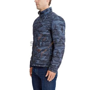 Chaqueta Acolchada Personalizable para Hombre, Estilo Urbano, con Capucha, Cuello Alto, Resistente al Viento y Transpirable, para Otoño, OEM ODM - Product Image 2