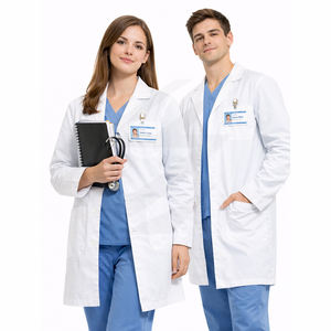 Bata de Laboratorio Médica Personalizada para Médicos, Enfermeras y Personal de Hospital, Ropa de Trabajo Profesional de Manga Larga - Product Image 1