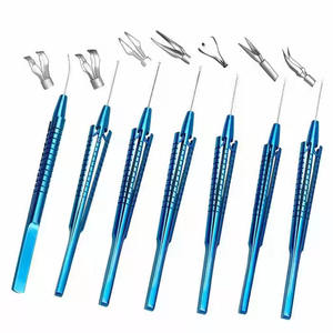 Pinzas de fórceps de capsulorrexis de aleación de titanio 23G para instrumento quirúrgico oftálmico - Product Image 1