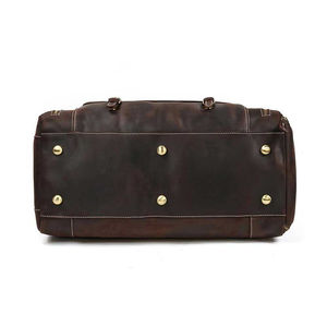 Sac de voyage en cuir de haute qualité, nouveau, très vendu, pour hommes et vêtements décontractés, sac de voyage en cuir à vendre - Product Image 3