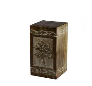 Urna de cremación de árbol de la vida de palisandro para cenizas humanas para mascotas Urnas funerarias para adultos hechas a mano personalizadas - Product Image 1