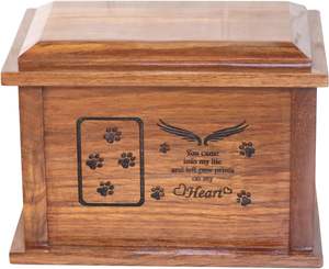 Rosewood <b>Urn</b> Box <b>For</b> Pet <b>Ashes</b> Wood Cremation <b>Urns</b> <b>For</b> Cat <b>Dog</b> <b>Ashes</b> Keepsake Wooden Decorative Handmade Funeral Burial - Product Image 6