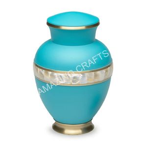 Urna de Cremación de Aluminio Grabada Personalizada, Urna de Metal Ligera Resistente a la Oxidación para Cenizas con Tapa de Cierre Seguro, Regalo Conmemorativo - Product Image 5