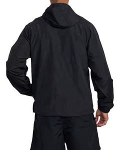 Chaqueta Cortavientos de Lona Personalizable al por Mayor para Hombre, Estilo Vintage, con Cuello Alto, Capucha y Media Cremallera, con Bolsillos - Product Image 3