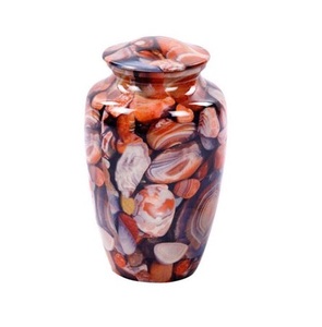 Piedra Pintura Diseño Metal Multi Cremación Urna Para Cenizas - Product Image 1