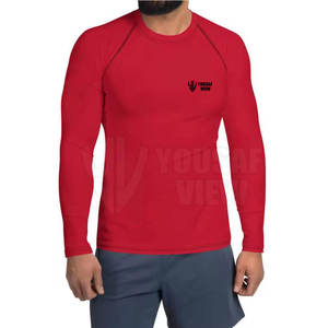 Rash Guard Mens Athletic Base Layer Top para correr Gimnasio Entrenamiento Fitness y diversión al aire libre Rash Guard - Product Image 1