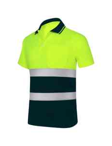 2025 alta calidad transpirable construcción de alta visibilidad hecho a medida reflectante Hi Vis camisa de TRABAJO ROPA DE SEGURIDAD Polo camisa - Product Image 2