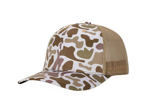 Desert Camo logotipo personalizado productos al por mayor gorra de camionero 6 paneles ala curva alta calidad promocional deporte papá gorra de camionero - Product Image 2