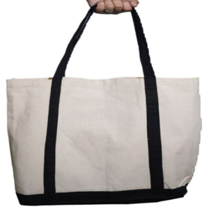 Bolsa de Compras de Lona de Algodón Orgánico 100% Personalizada, Plegable, de Gran Capacidad, Informal, Ecológica, Reciclable, Extra Grande - Product Image 5