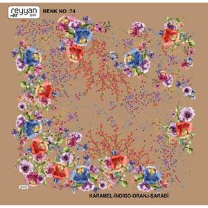 Reyyan İpek Écharpes et châles traditionnels Yazma Modèle 3 en Renk 74 - Product Image 1