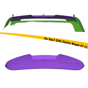 Aileron arrière S204 en ABS <span class=keywords><strong>noir</strong></span> brillant pour Benz Classe C S204 <span class=keywords><strong>Break</strong></span> 2007 2008 2009 2010 2011 2012 2013 - Product Image 1