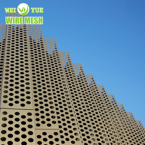 2mm dày trang trí lỗ tròn đục lỗ kim loại tấm 304 316 thép không gỉ Hàn dịch vụ hàng rào và lưới để bán - Product Image 6