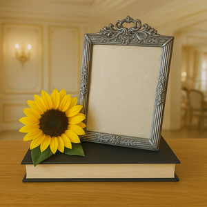 Cadre photo en métal de qualité supérieure, couleur et taille personnalisées |   Décoration d'intérieur écologique de haute qualité pour les pièces sophistiquées Sentimental - Product Image 2