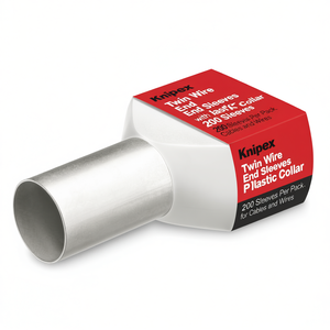 Knipex Twin <b>Wire</b> End Sleeves with Plastic Collar 200 Sleeves Per Pack-for Cables and <b>Wires</b> - Product Image 2