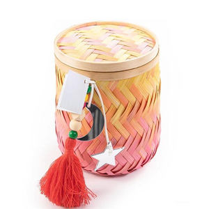 OEM Accepted Colorful <b>Basket</b> for Gifts Handmade Ramadan Eid Bamboo <b>Basket</b> with Accessories Ramadan 2026 Products from Vietnam - Product Image 3