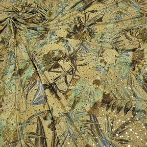 Hoa Lá Thiết Kế Tự Phát Triển Hàn Quốc Với Lụa Cotton Polyester Lấp Lánh Mọi Loại Vải Cho Quần Áo Đầm Vải Dệt Gia Đình - Product Image 4