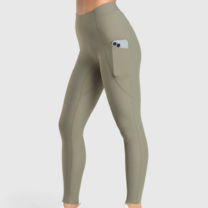 Leggings texturés taille haute sans couture pour femmes, vêtements de sport élégants et confortables, collants push-up en élasthanne/nylon, taille XS, vente en gros - Product Image 2