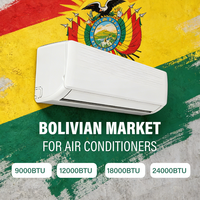Climatiseur split mural 18000 BTU Frio Calor 220V pour maison en Bolivie