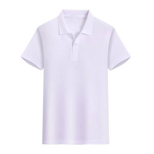 Polo à manches courtes personnalisé OEM avec logo imprimé, vêtements de travail, chemise publicitaire, chemise culturelle, polo uni de couleur unie - Product Image 1