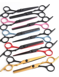 Juego completo de tijeras de corte de pelo con logotipo personalizado, nuevas tijeras de vestir con acero inoxidable recto para uso en salón - Product Image 6