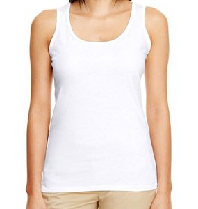 Débardeur de sport pour femmes de haute qualité en coton doux Logos personnalisés grande taille tenue décontracté prix bon marché débardeur vierge - Product Image 1