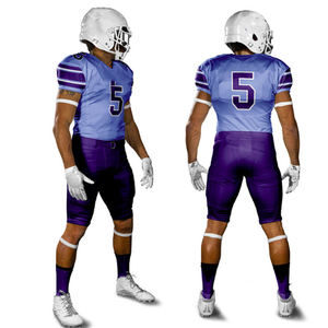 Ropa de equipo profesional, uniforme de fútbol americano para hombres, transpirable de talla grande, uniforme deportivo de poliéster 100% de secado rápido - Product Image 1